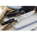 Couteau de chef japonais Kanetsugu Pro-J lame martelée San Mai 23cm