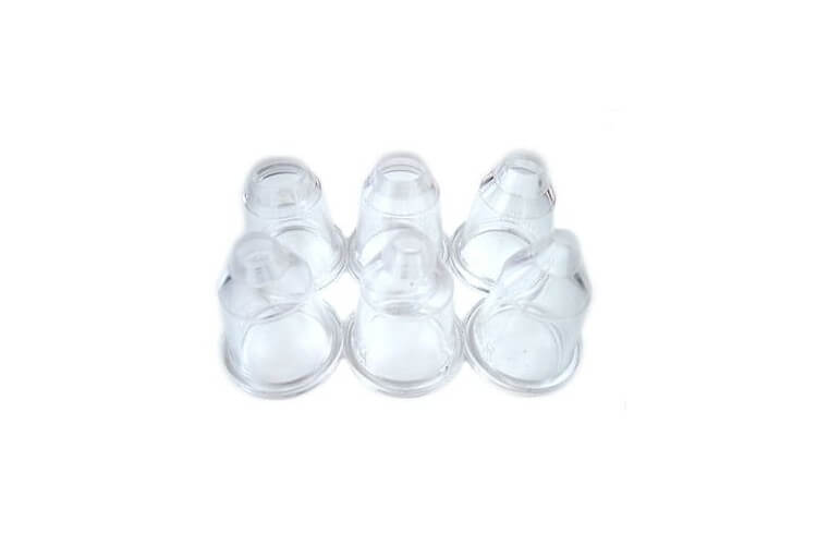 Lot de 6 douilles unies Matfer en polycarbonate