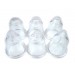 Lot de 6 douilles unies Matfer en polycarbonate