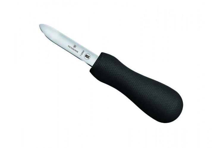 Couteau &agrave; hu&icirc;tres Victorinox lancette manche nylon noir