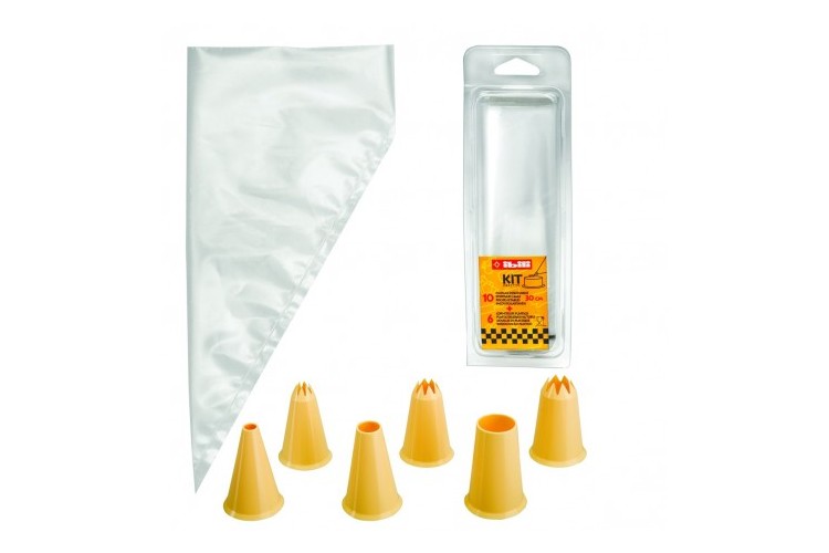 Lot de 10 poches jetables + 6 douilles MALLARD FERRIERE