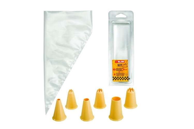 Lot de 10 poches jetables + 6 douilles MALLARD FERRIERE