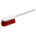 Brosse à dorer blanche en polypropylène et fibres rouges en polyéthylène