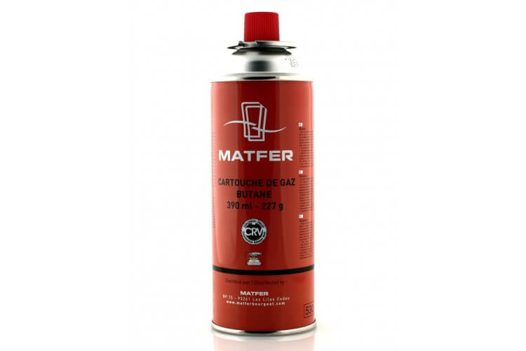 Cartouche de gaz pour chalumeau professionnel Matfer
