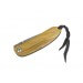 Couteau pliant LionSteel Mini acier damas manche olivier 8cm