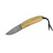 Couteau pliant LionSteel Mini acier damas manche olivier 8cm