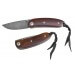 Couteau pliant LionSteel Mini acier damas manche olivier 8cm