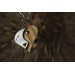 Couteau pliant porte-clés coeur LionSteel LionBeat 4.5cm