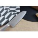 Couteau santoku japonais Shizu Hamono Kyo San Mai tout acier