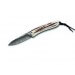 Couteau pliant LionSteel Opera acier damas manche 10cm + lacet