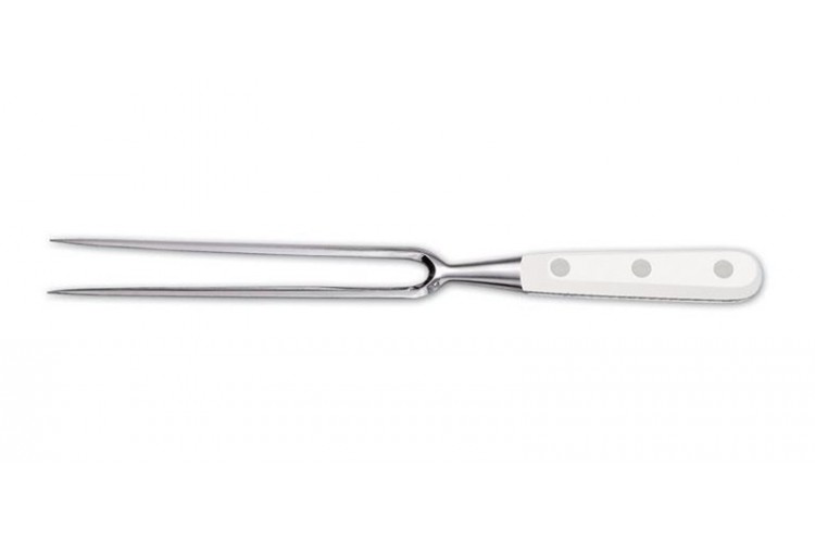 Fourchette &agrave; viande forg&eacute;e Riviera White Arcos 18cm acier NITRUM&reg;