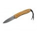 Couteau pliant LionSteel Opera acier damas manche 10cm + lacet