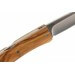 Couteau pliant LionSteel Opera acier damas manche 10cm + lacet