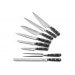 Mallette extra plate 8 couteaux et accessoires Sabatier Trompette Origin