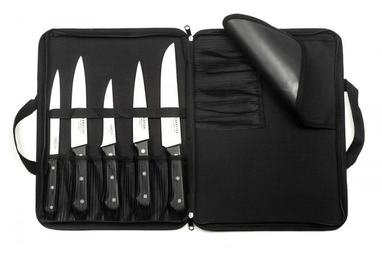 Mallette extra plate 5 couteaux de boucher Sabatier Trompette Universal