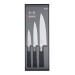Coffret 3 couteaux Kai Wasabi Black : Universel 10cm et 15cm et Chef 20cm