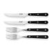Coffret de table Wusaki 2 couteaux à steak 11cm + 2 fourchettes