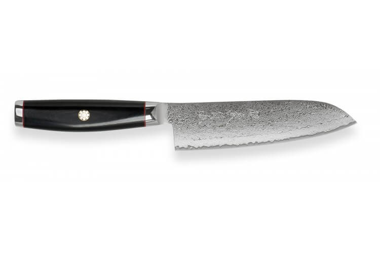 Couteau santoku japonais Yaxell SuperGou Ypsilon 16.5cm damas 193 couches