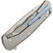 Couteau pliant LionSteel Tre manche 10cm + coffret bois