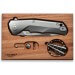 Couteau pliant LionSteel Tre manche 10cm + coffret bois