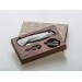Couteau pliant LionSteel Tre manche 10cm + coffret bois