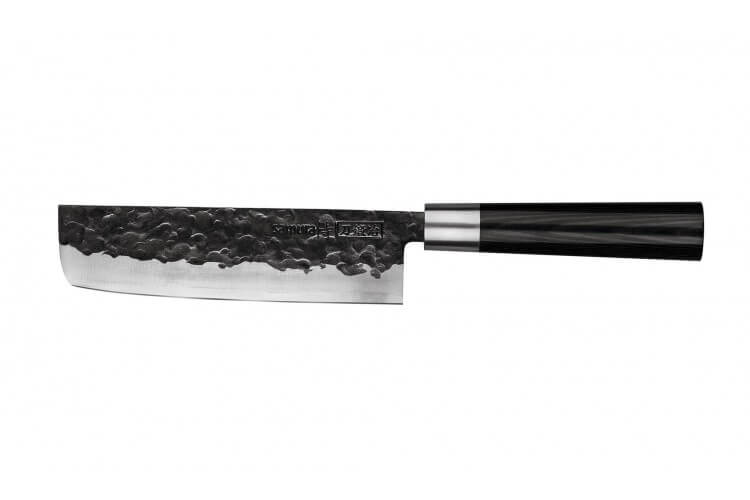 Couteau nakiri Samura Blacksmith martelé 17cm