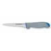 Couteau à désosser lame usée 11cm SANDVIK manche bleu ultra confort
