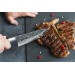 Coffret 3 couteaux Samura Blacksmith martelés : universel + santoku + nakiri