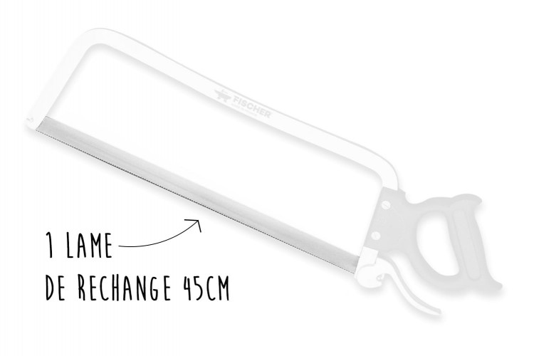 Lame de rechange pour scie de boucher Fischer standard 40cm