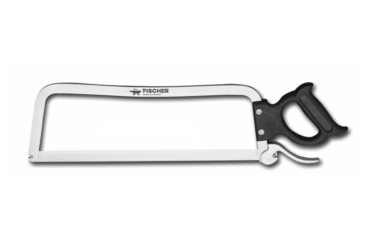 Scie de boucher Fischer standard tout acier inox 45cm