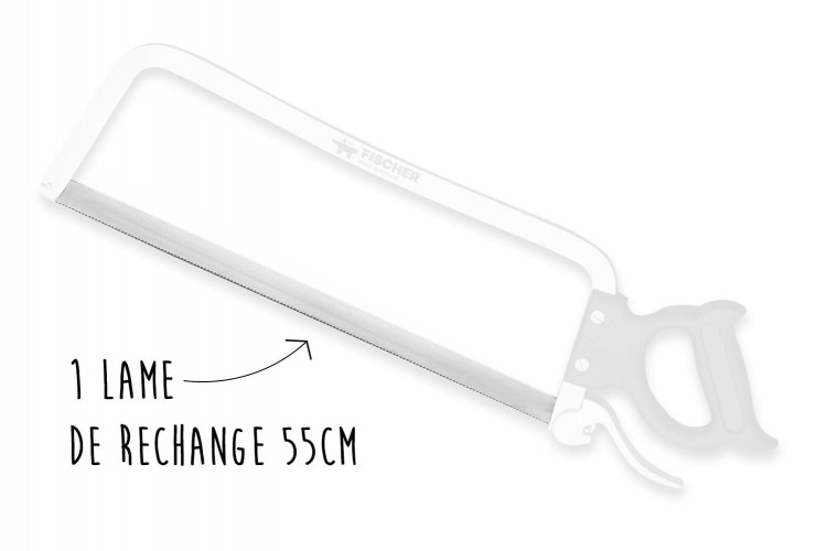 Lame de rechange pour scie de boucher Fischer standard 50cm