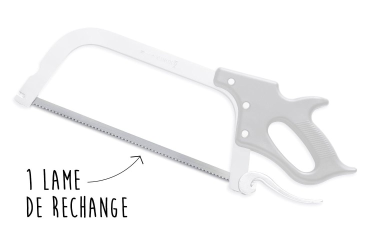 Lame de rechange pour scie &agrave; surgel&eacute;s Dick 35cm acier inox