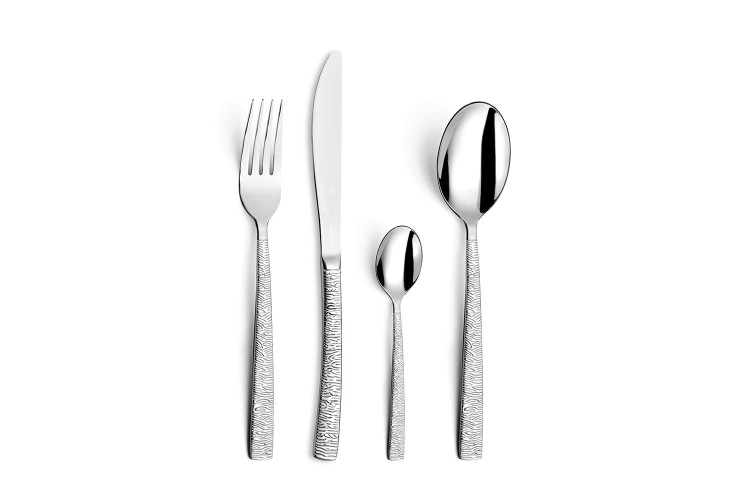 M&eacute;nag&egrave;re 24 couverts de table Havane Jungle Amefa inox 18/0