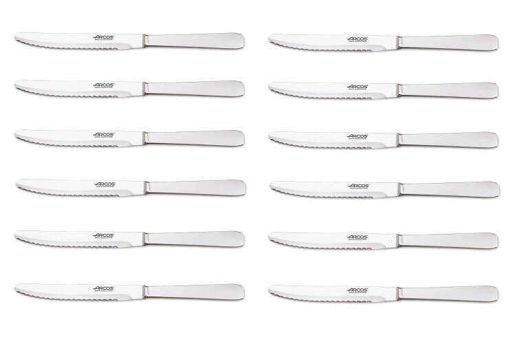 Set de 12 couteaux de table Arcos monobloc 12.5cm