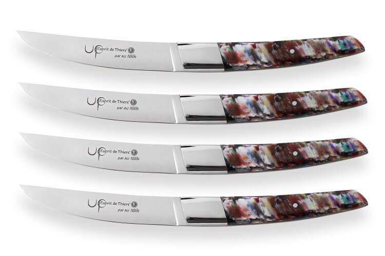 Coffret de table AU NAIN UP 4 couteaux à steak 11cm
