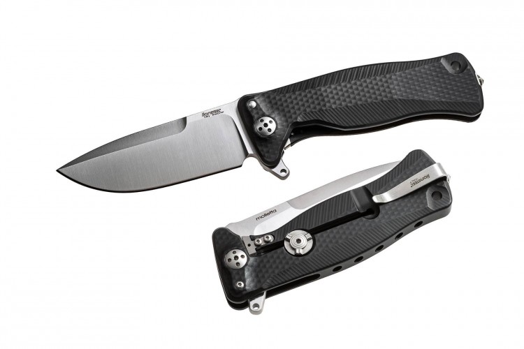 Couteau pliant LionSteel SR11 manche alu 12cm pic brise-vitre