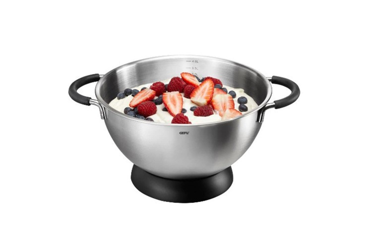 Bol m&eacute;langeur Gefu Mesco acier inox 24cm + base antid&eacute;rapante