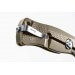 Couteau pliant LionSteel SR11 manche titanium 12cm pic brise-vitre + étui cuir