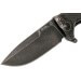Couteau pliant LionSteel SR11 manche titanium 12cm pic brise-vitre + étui cuir