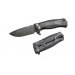 Couteau pliant LionSteel SR11 manche titanium 12cm pic brise-vitre + étui cuir