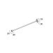 Set design culinaire Louis Tellier 3 tubes découpoirs carrés + poussoir inox
