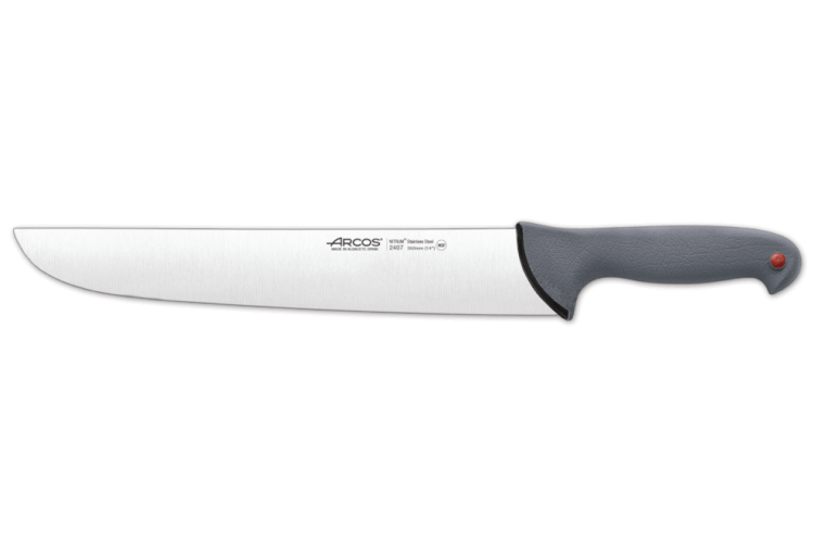 Couteau de boucher professionnel 35cm Arcos Colour Prof