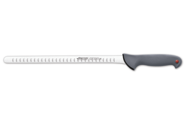 Couteau à saumon professionnel Arcos Colour Prof flexible alvéolé 30cm