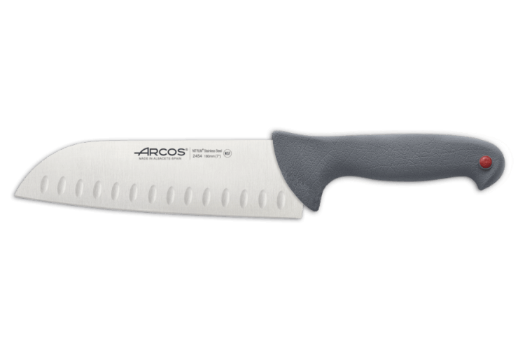 Couteau santoku professionnel Arcos Colour Prof alvéolé 18cm