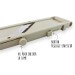 Mandoline japonaise 3 lames acier inox + poussoir