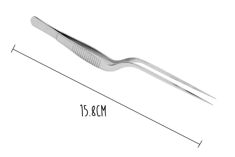 Pince &agrave; sushi professionnelle Louis Tellier 15.8cm tout inox