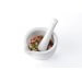 Mortier + pilon Gefu Macino en porcelaine blanche