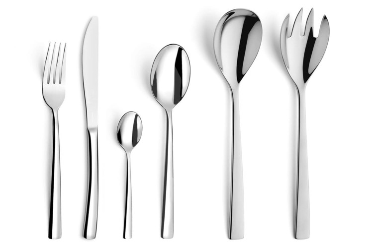 M&eacute;nag&egrave;re 49 couverts de table Havane Amefa inox 18/0