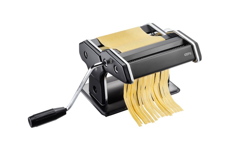 Machine &agrave; p&acirc;te Gefu Perfetta acier chrom&eacute; avec tambours antiadh&eacute;sifs