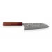 Couteau santoku japonais artisanal Yoshimi Kato 16.5cm SG2 Damascus